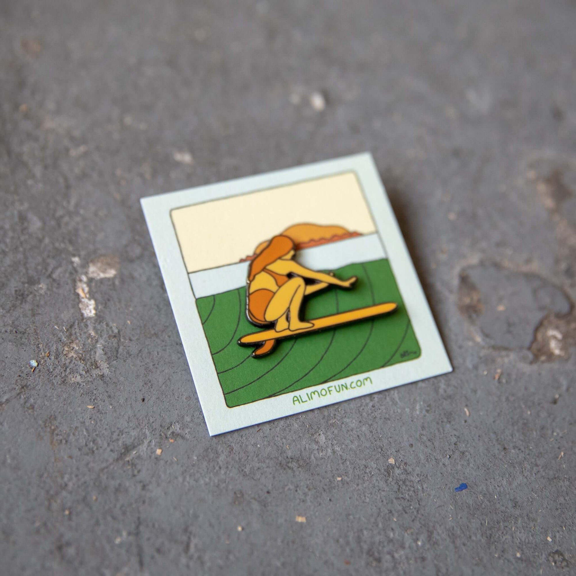 enamel pins - Alimo