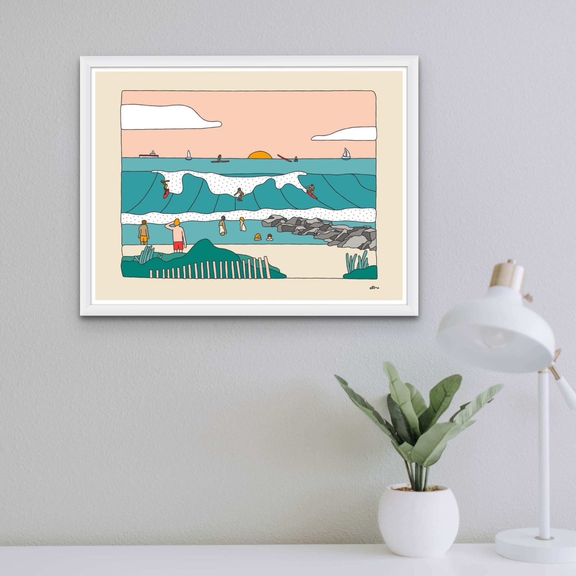 NYC Surfing Prints - Alimo