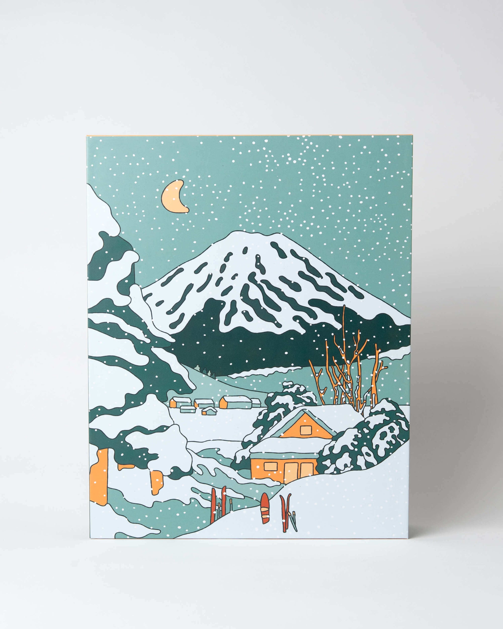 500-piece snowboarding puzzle with colorful and dynamic snow-themed illustration