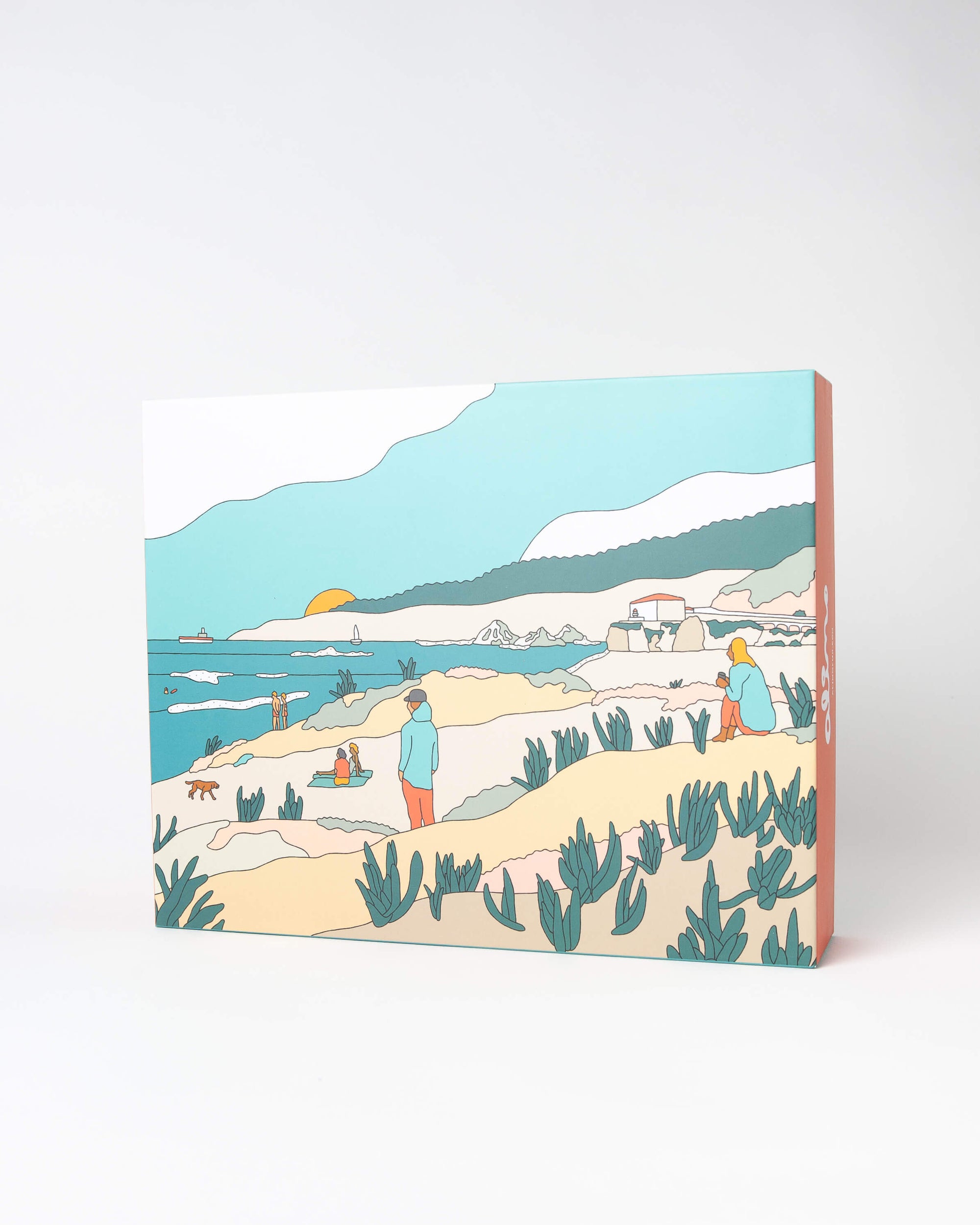 Premium quality Sunset Sessions puzzle with unique and artistic coastal imagery