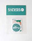 Sticker pack by Alimo featuring playful and colorful outdoor-themed designs