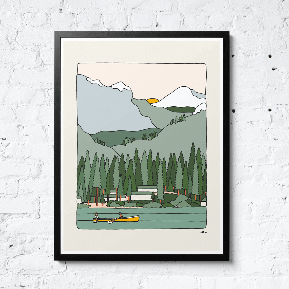 Serenity - camping print by Alimo