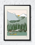 Serenity - camping print by Alimo