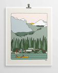 Serenity - camping print by Alimo