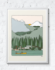 Serenity - camping print by Alimo