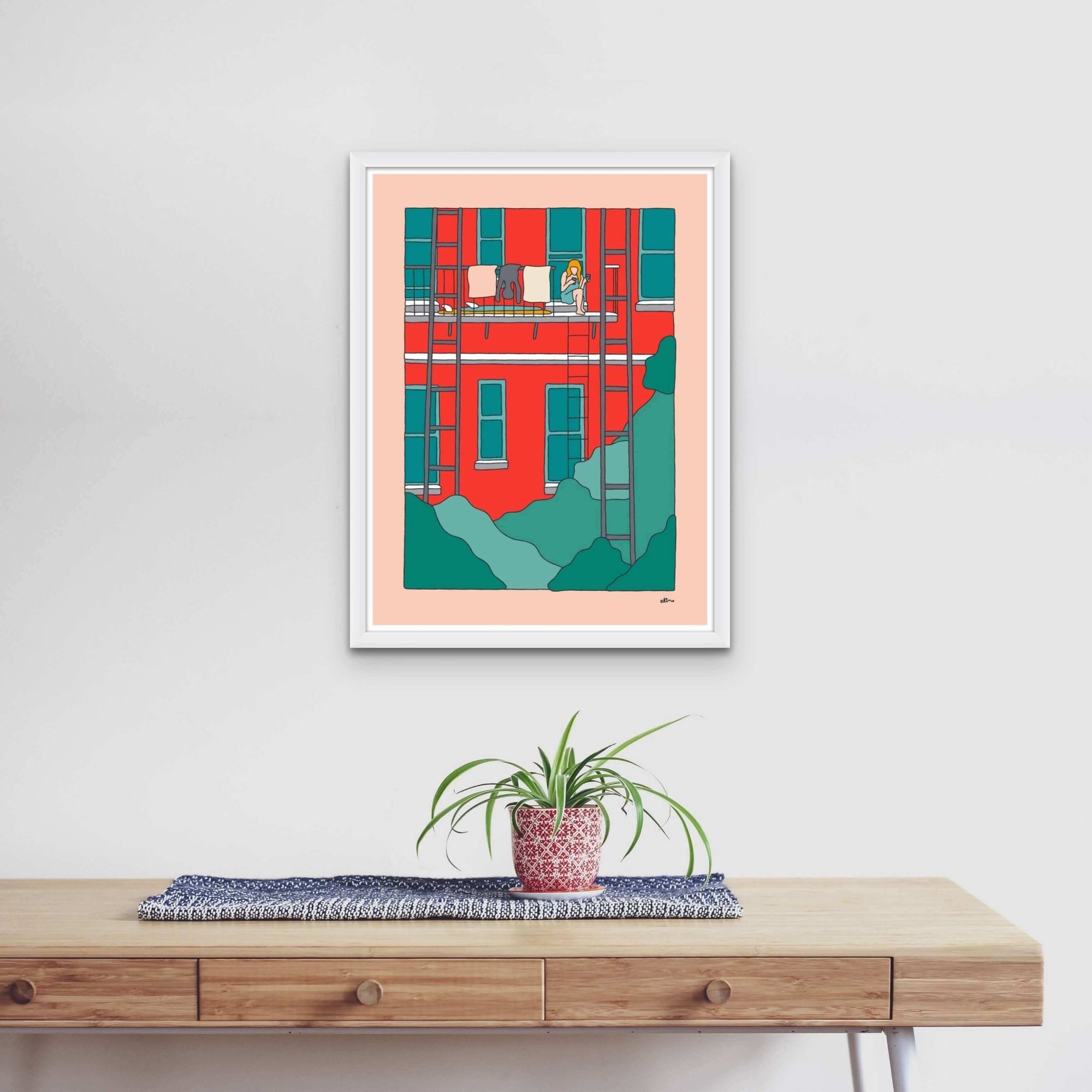 Balcony Chillin - Print - Alimo